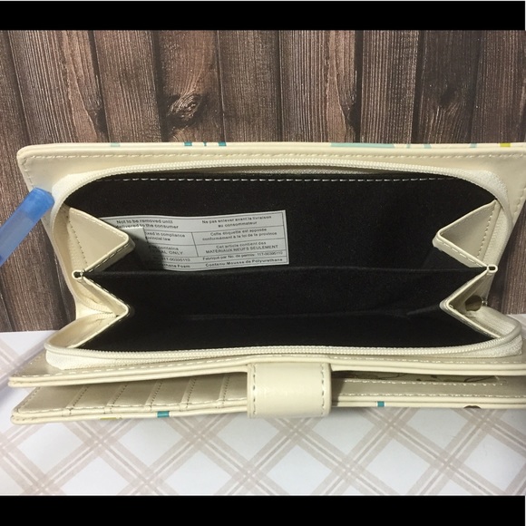 Vintage Skeleton Key Wallet - New With Tags - Cream - Ladies Women Gift Ideas - Picture 6 of 8